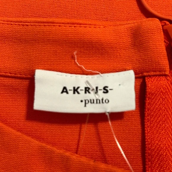 AKRIS PUNTO Orange top SZ 4 (as is : content label is hard to read ) - Picture 6 of 12